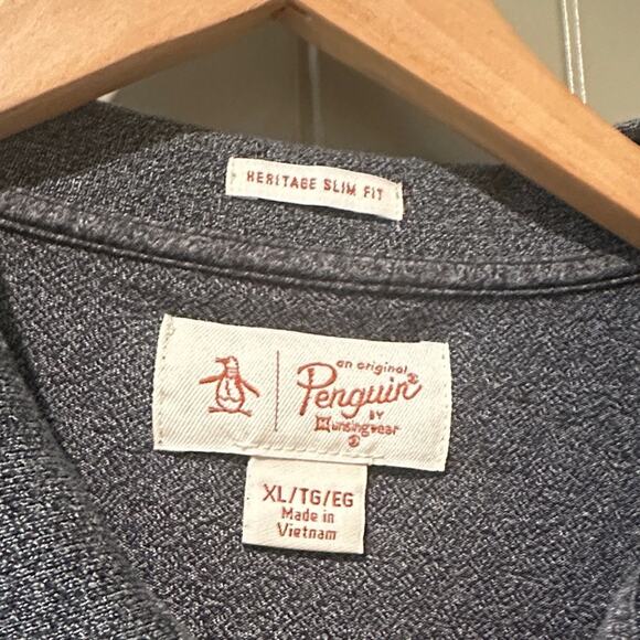 Original Penguin Charcoal Polo Shirt - Picture 4 of 5